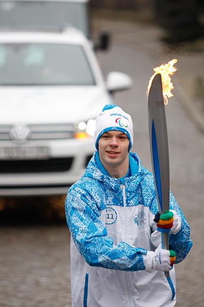 Гори-гори ясно: в Калининграде прошла эстафета паралимпийского огня