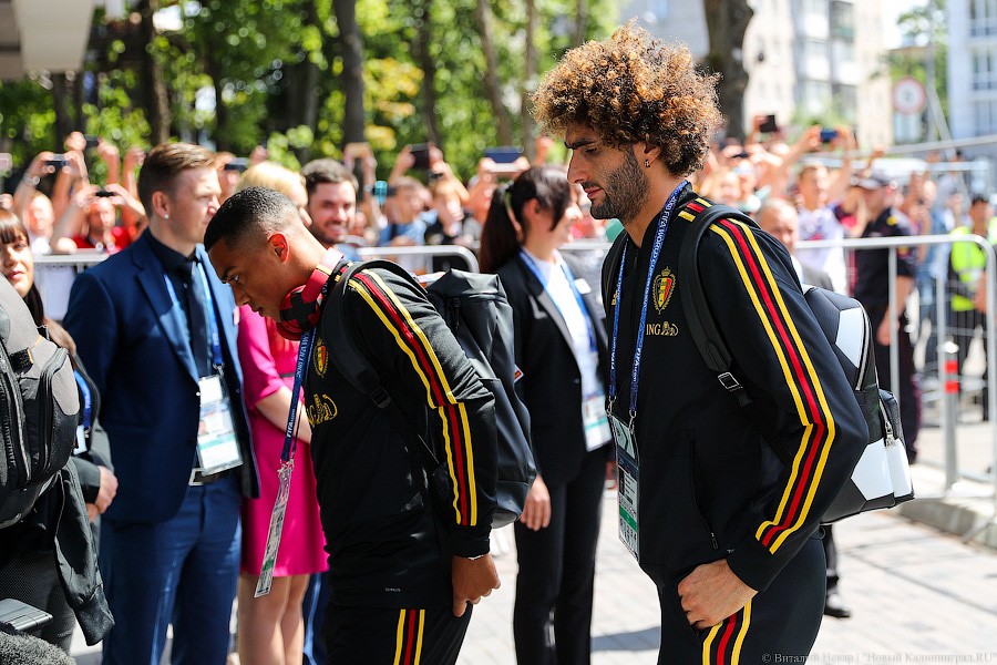 Компани, де Брёйне, Феллайни и тот самый Анри: сборная Бельгии в городе (фото)