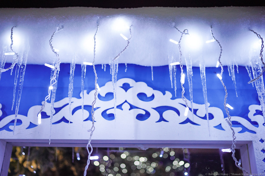 Свая Эдик вместо Снегурочки: у стадиона «Калининград» появился Домик Деда Мороза (фото)