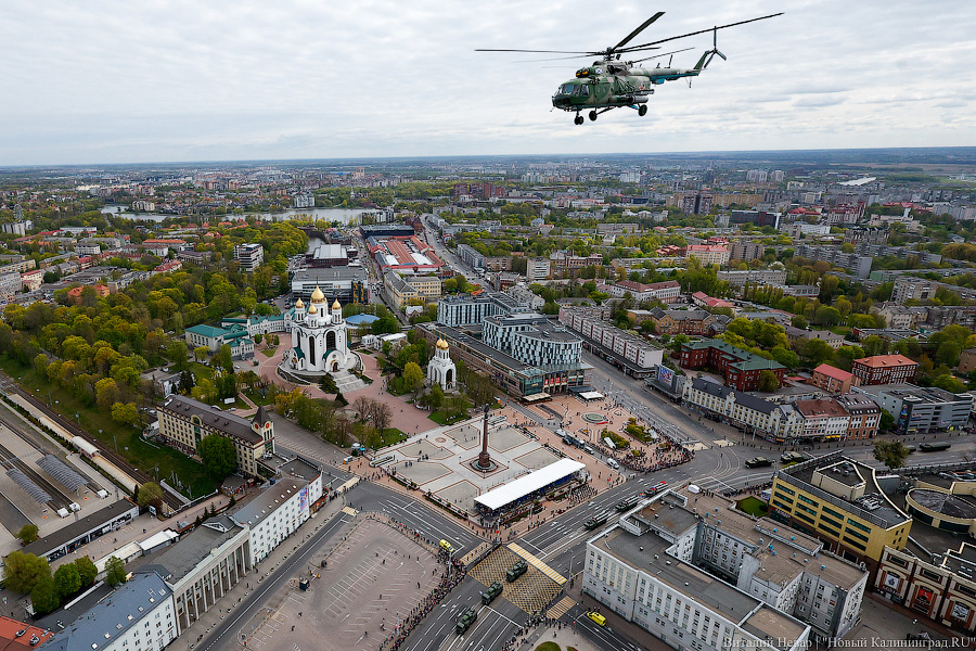 Мне сверху видно все: репетиция воздушного парада в Калининграде (фото)