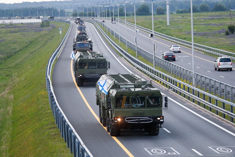 Люпины и «Гиацинты»: передислокация военной техники для парада в Калининграде (фото)
