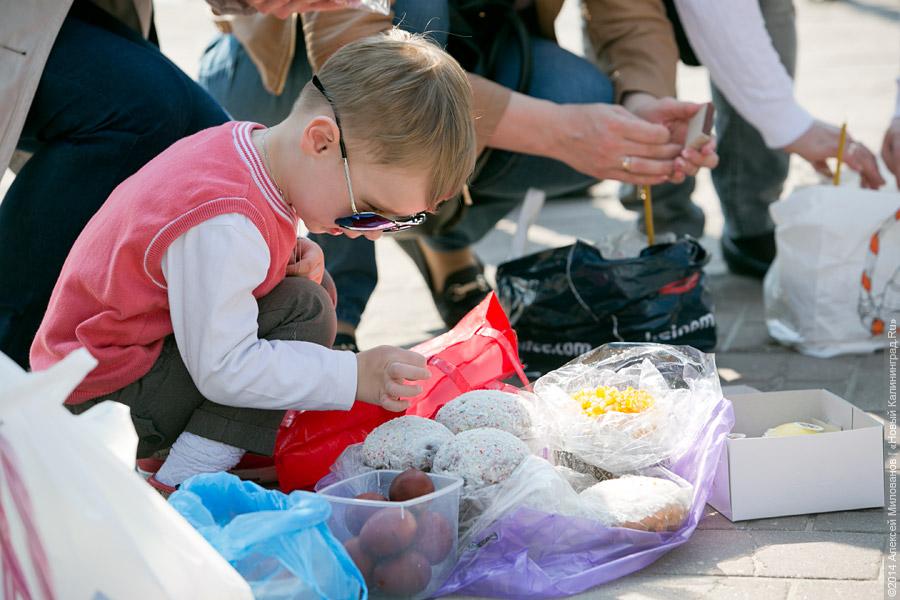 Святись, кулич: церемония освящения пасхальных блюд в Калининграде