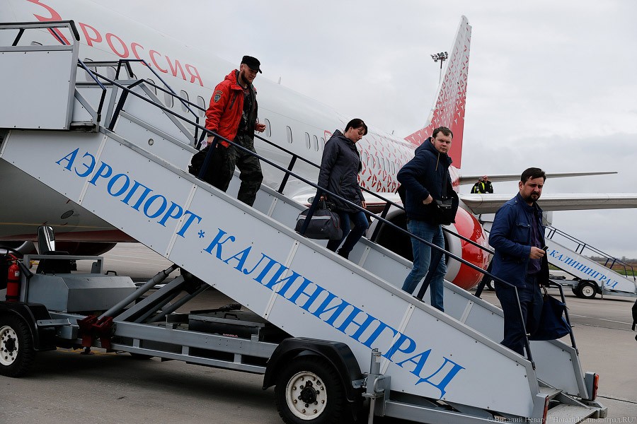 «Здравствуй, тезка»: в «Храброво» приземлился самолет «Калининград» (фото)