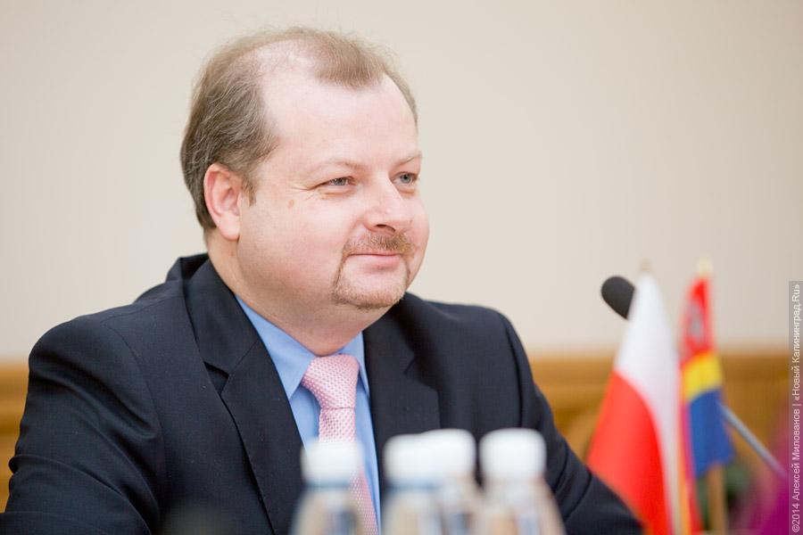 15 апреля 2014: новый генконсул Польши в Калининграде Марчин Носаль