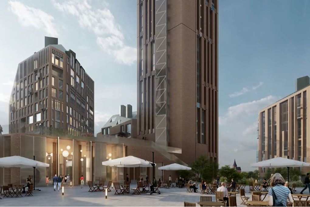 Стометровая башня: архитекторы презентовали проект застройки территории у Дома Советов (фото) (видео)