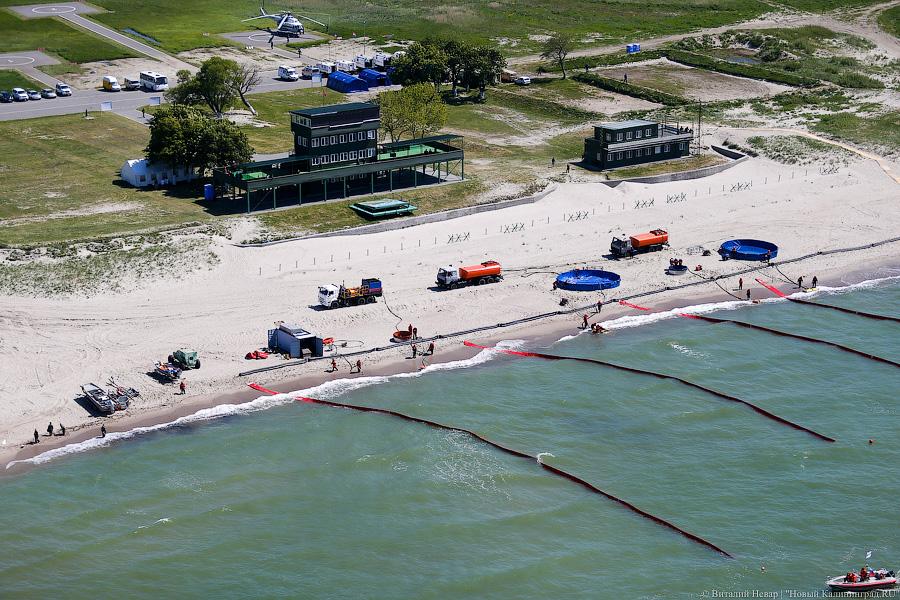 Пожар на нефтяной платформе: МЧС провело учения в Балтийском море