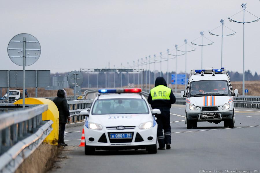 ДТП со зрелищным финалом: под Калининградом прошли учения спасателей