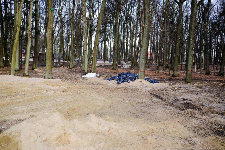 Сенситивные кучки: «завершенный» парк в Гурьевске выглядит недостроенным