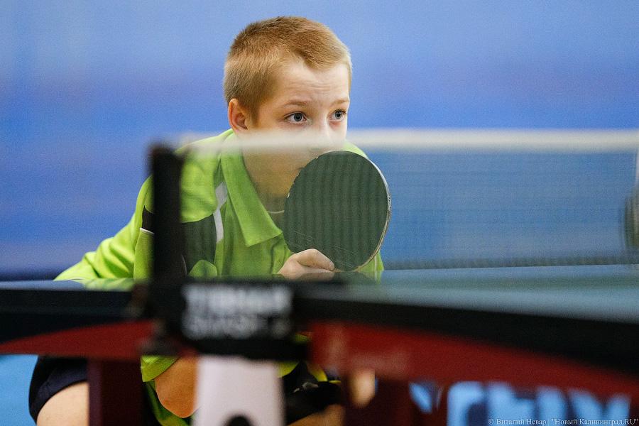 Ракетки и сетка: в Калининграде проходит чемпионат по настольному теннису