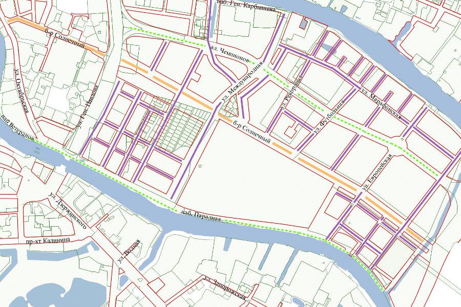 Схема предоставлена пресс-службой администрации Калининграда