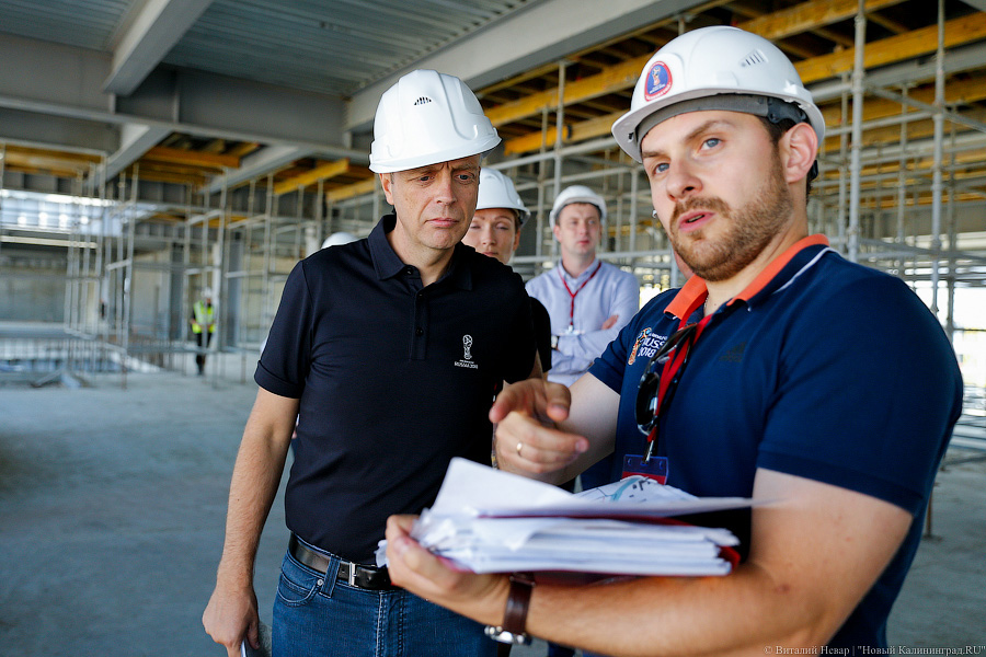 Жаркий визит: ход строительства объектов ЧМ-2018 проинспектировала FIFА