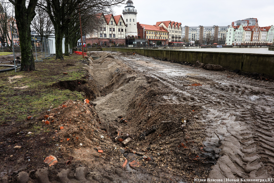 Руины Кнайпхофа: как проходит подготовка к благоустройству острова Канта (фото)