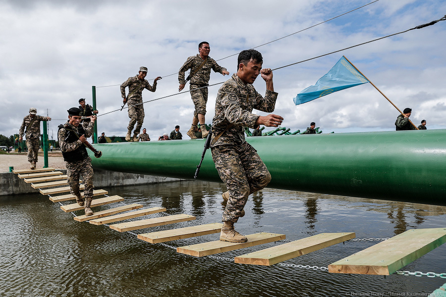 Чей морпех круче всех: фоторепортаж с конкурса «Полоса препятствий»