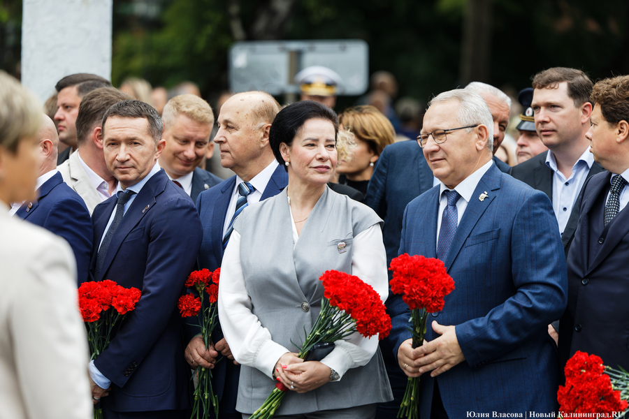 Кириенко и другие лица: в Калининграде в день 80-летия области прошла памятная церемония