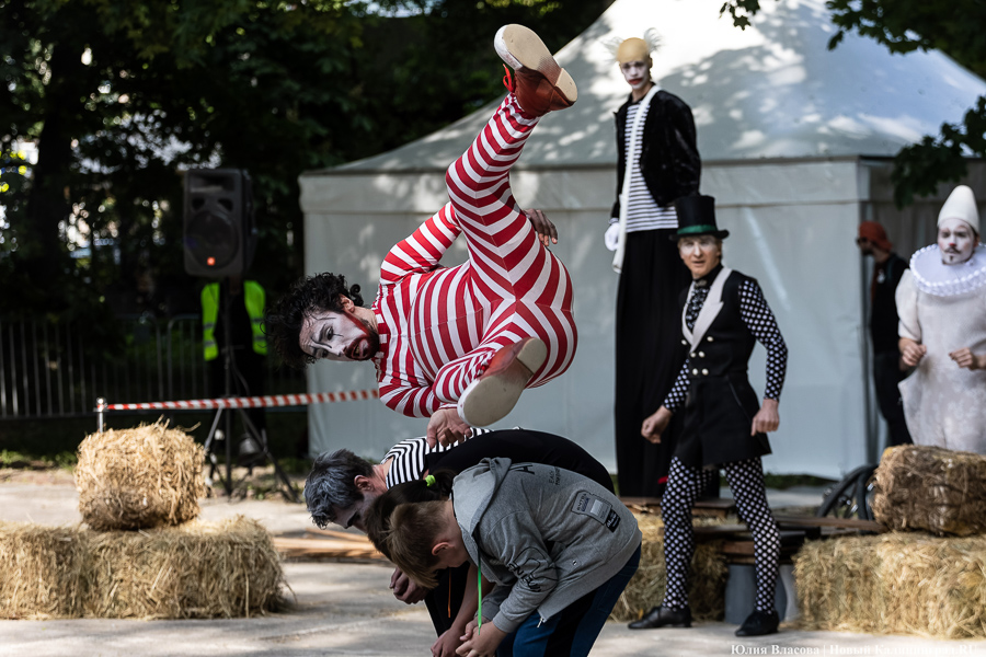 Это просто цирк какой-то: фестиваль «Башня» запустил уличную программу на «Балтике» (фото)