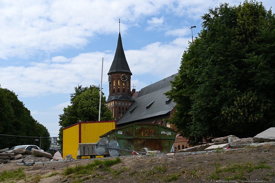 «Вступают в финальную стадию»: как выглядит остров Канта в ходе реконструкции (фото)