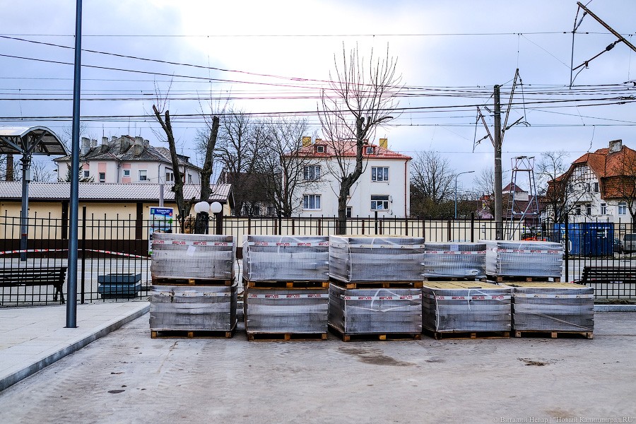 Плитка на плитке: как выглядит центр Зеленоградска во время реконструкции (фото)