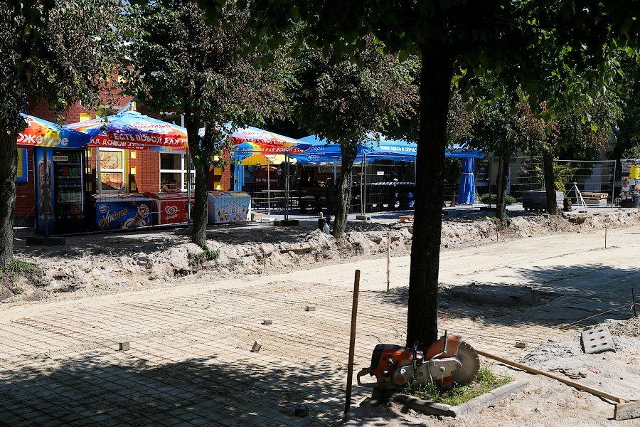 Курорт наизнанку: в Светлогорске наступил разгар ремонтного сезона