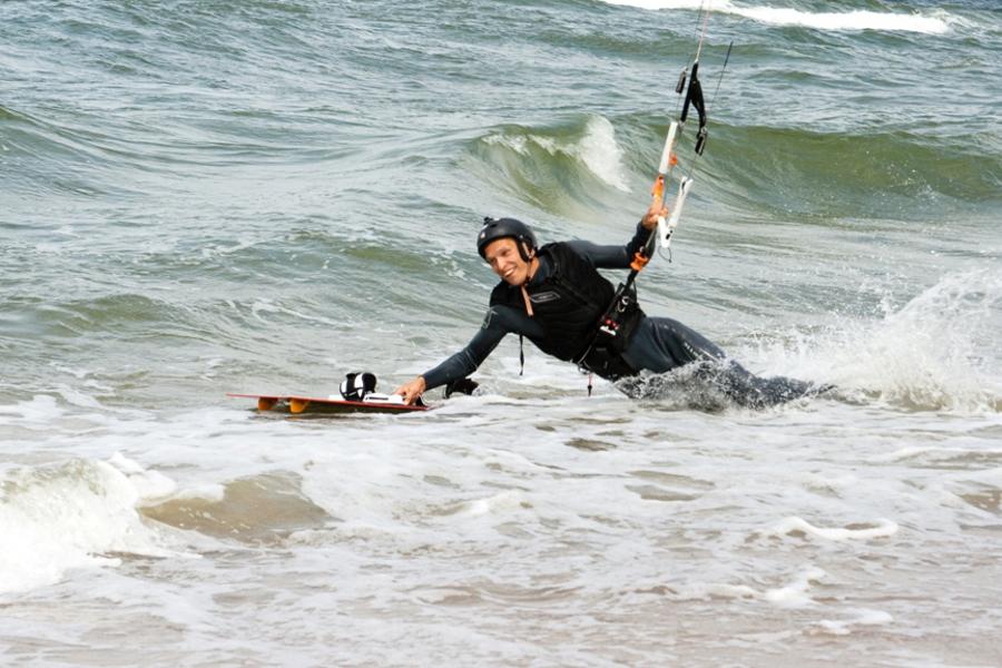 В Зеленоградске определили лучших кайтсерферов