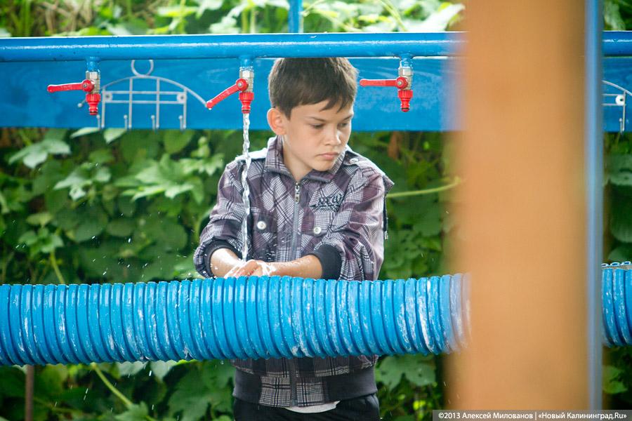 Православные щи: в Янтарном открылась первая смена православного детского лагеря