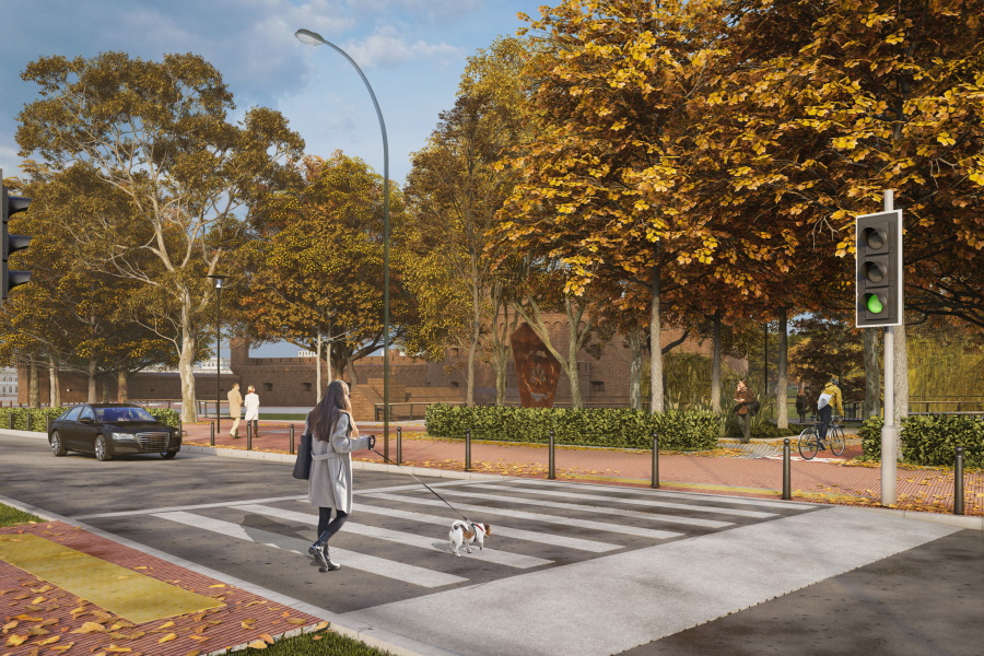 В Калининграде на ул. Пролетарской планируют убрать трамвайные рельсы