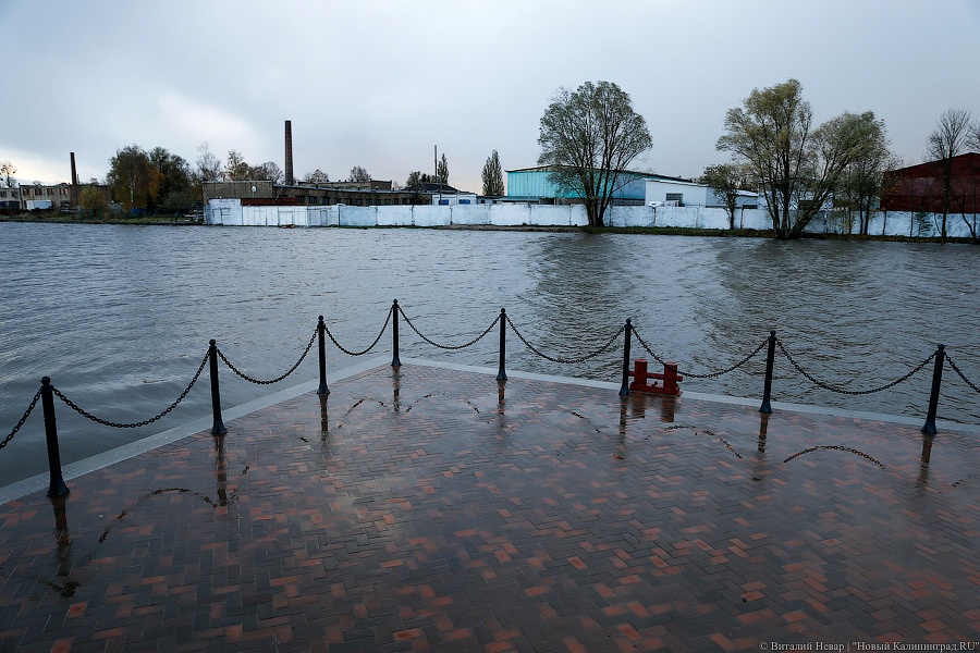 И Остров плывет: что происходит в «сезон дождей» у нового стадиона