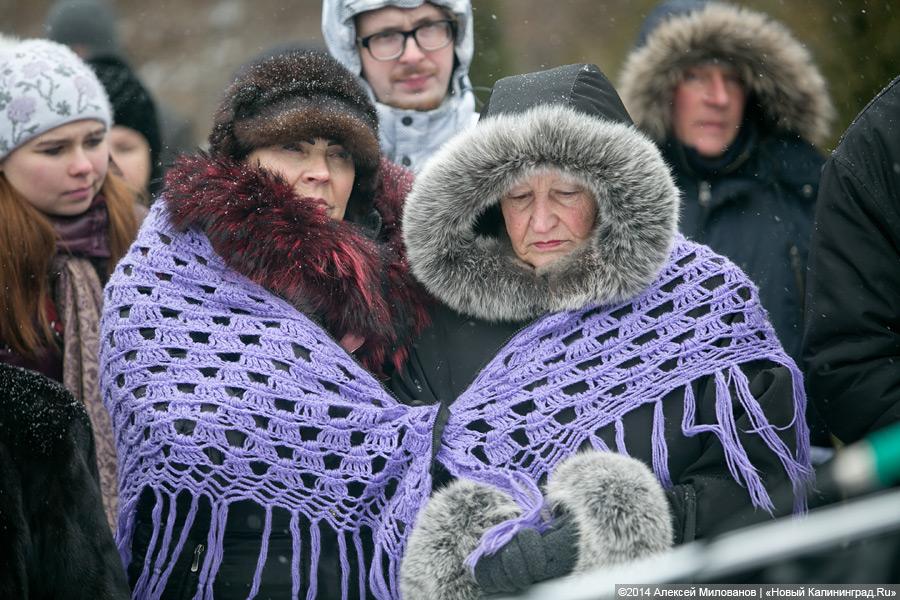 Лампады на снегу: 69-я годовщина расстрела узников концлагеря Штуттгоф