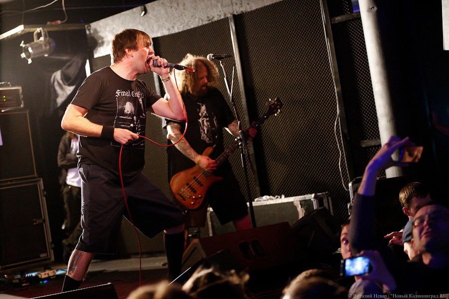 Мощно и яростно: в Калининграде выступили британцы Napalm Death