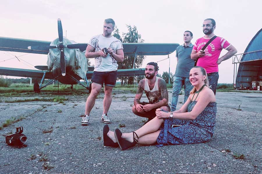 Команда «production Gevorkyan’s» на съемках видеоролика