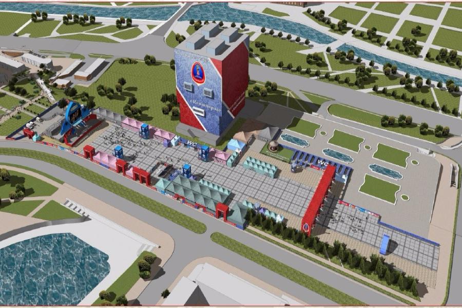 Правительство представило проект драпировки Дома Советов к 2018 году (фото)