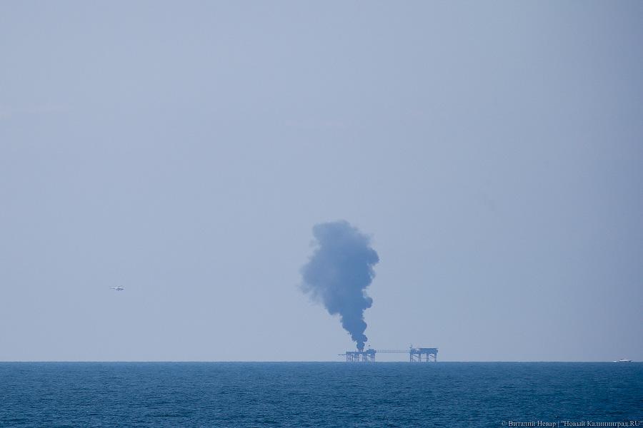 Пожар на нефтяной платформе: МЧС провело учения в Балтийском море