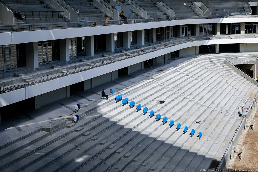 Изгоняющие воду: что увидел вице-премьер Мутко на стадионе к ЧМ-2018