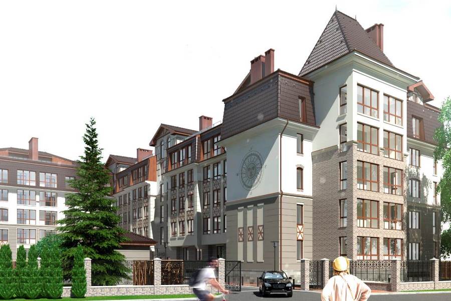 Проект ЖК «Роза ветров». Изображение предоставлено пресс-службой правительства Калининградской области