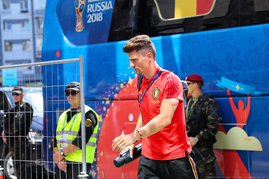 Компани, де Брёйне, Феллайни и тот самый Анри: сборная Бельгии в городе (фото)