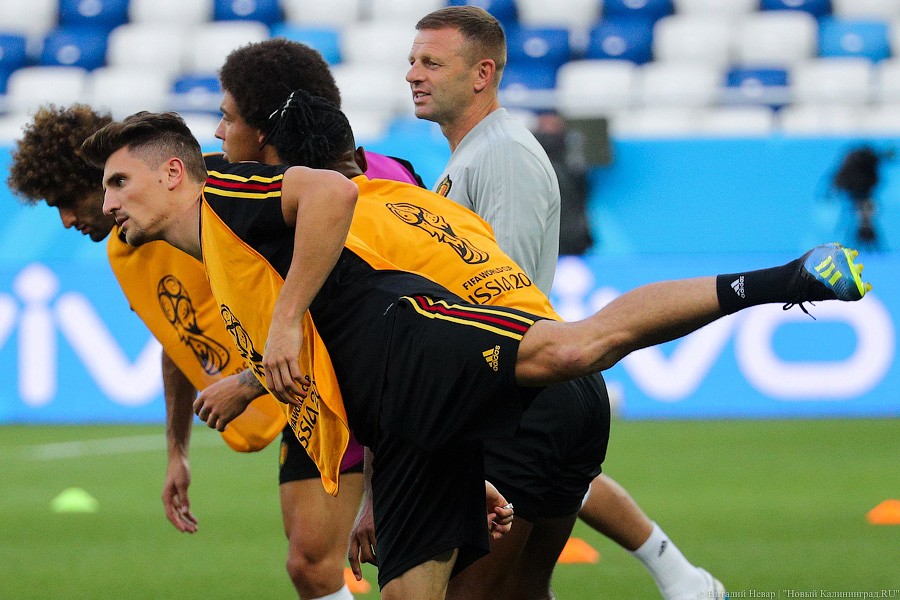 Кто из них не выйдет на поле?: предматчевая тренировка сборной Бельгии (фото)