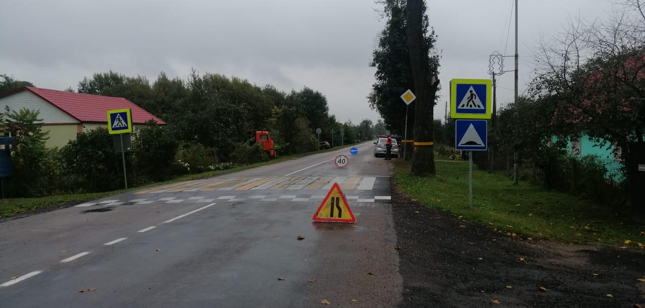 Под Гусевом водитель «Исузу» врезался в дерево, чтобы не столкнуться с грузовиком (фото)
