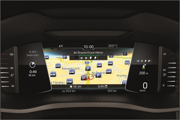 Дилерский центр ŠKODA представляет Octavia с новой цифровой приборной панелью