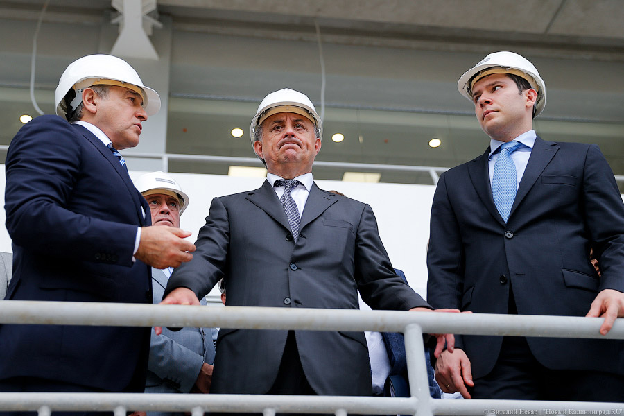 Изгоняющие воду: что увидел вице-премьер Мутко на стадионе к ЧМ-2018