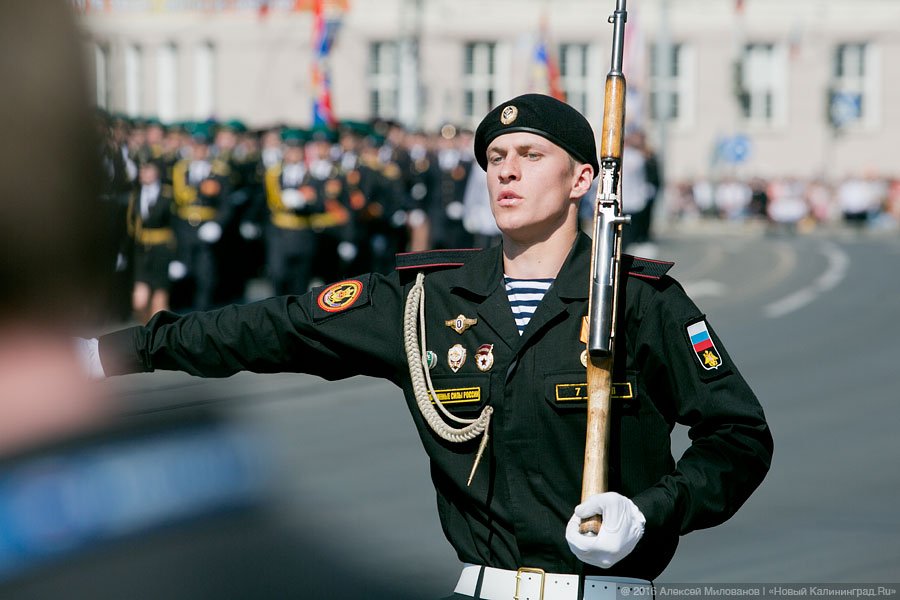 По главной улице с оркестром: как в Калининграде прошёл Парад Победы (фото)