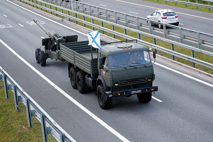 Люпины и «Гиацинты»: передислокация военной техники для парада в Калининграде (фото)