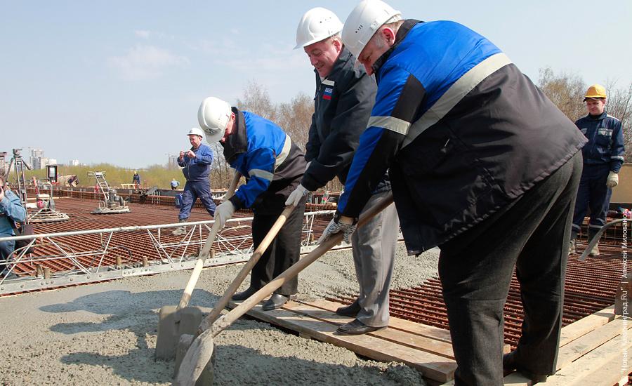 "Первый бетон на второй эстакаде": фоторепортаж "Нового Калининграда.Ru"