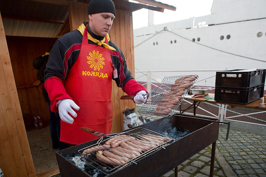 Не рыба, а мясо: День влюбленных и колбасы в Музее Мирового океана