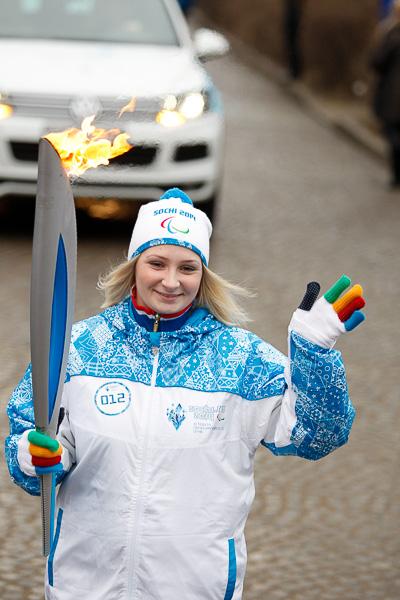 Гори-гори ясно: в Калининграде прошла эстафета паралимпийского огня