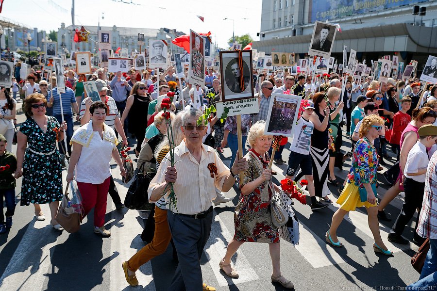 С памятью в сердце: шествие «Бессмертного полка» в Калининграде (фото)