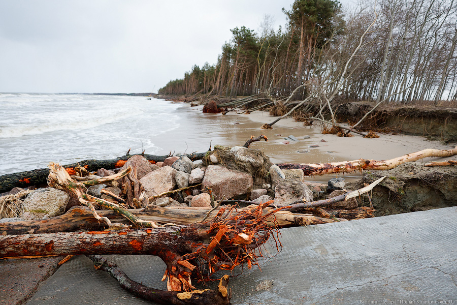 Кто здесь царь: последствия штормов на побережье (фото)