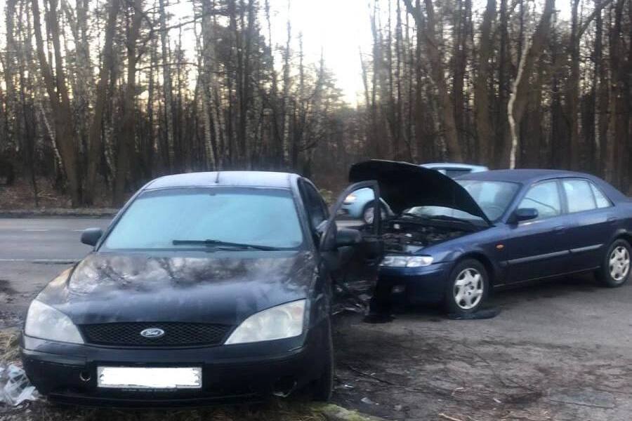 В Калининграде выехавшая на «встречку» автомобилистка спровоцировала ДТП с пострадавшим (фото)