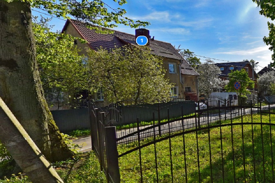 Дом по переулку Крылова, 1. Скриншот «Яндекс.Карт»