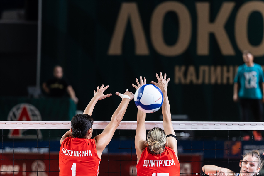 Первая победа в сезоне: в Калининграде «Локомотив» переиграл волейболисток из «Динамо-Краснодар» (фото)