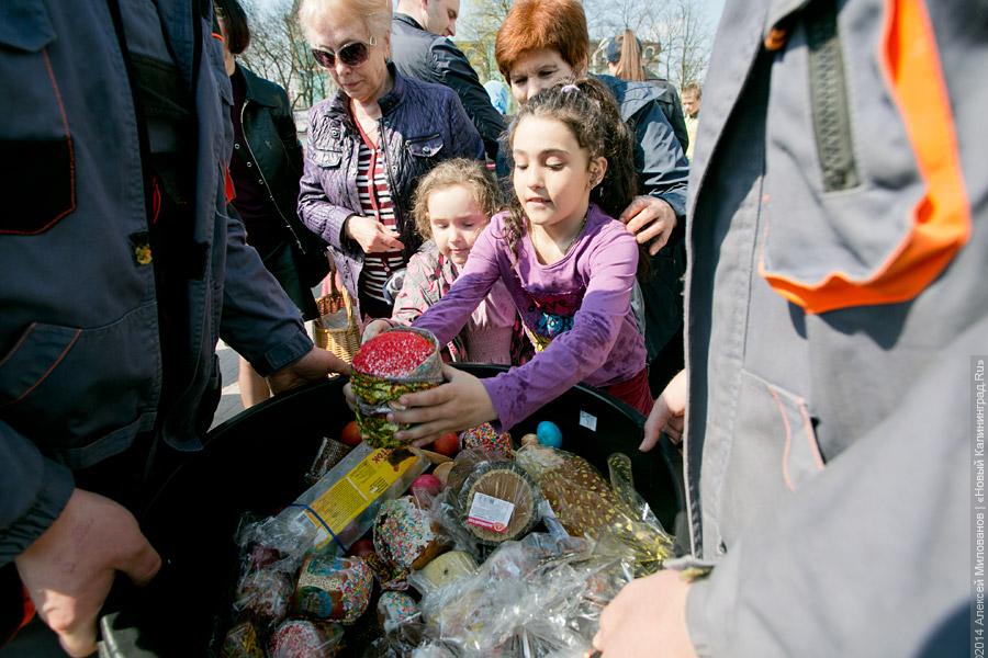 Святись, кулич: церемония освящения пасхальных блюд в Калининграде