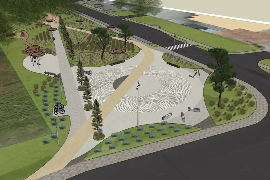 Дятлова о сквере Подводников: «Начнём в этом году, а закончим в 2026-м»